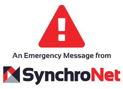 An Emergency Message from SynchroNet