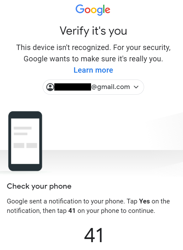 Google 2FA Security