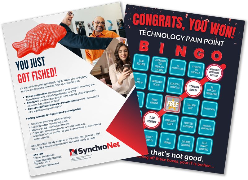 SynchroNet Snacks Flyers - Bingo - Fish